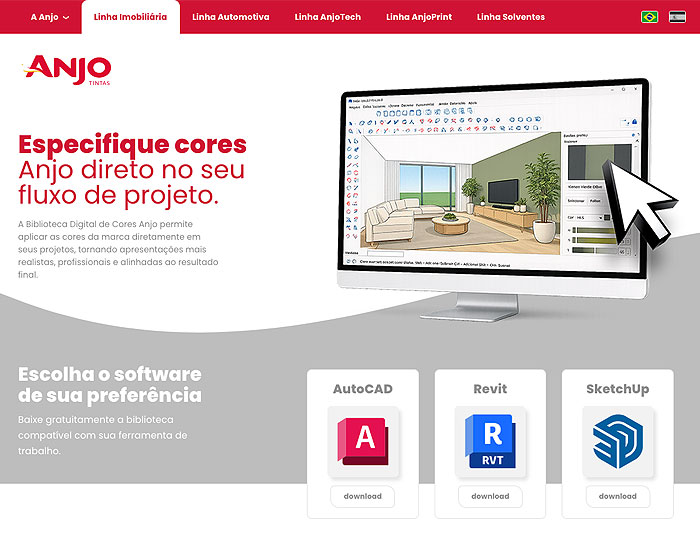 Anjo Tintas lança biblioteca digital para agilizar o processo de especificação